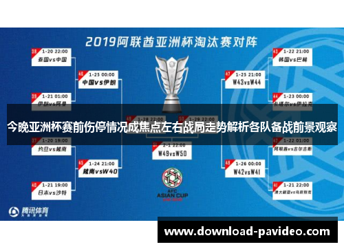 今晚亚洲杯赛前伤停情况成焦点左右战局走势解析各队备战前景观察